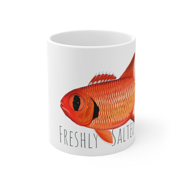 Big Eye Squirrel Fish Ceramic Mug 11oz