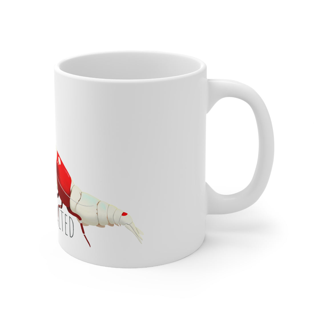 Cristal Red Shrimp Ceramic Mug 11oz